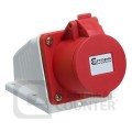 415v 16amp 3p+e Surface SocKET Red